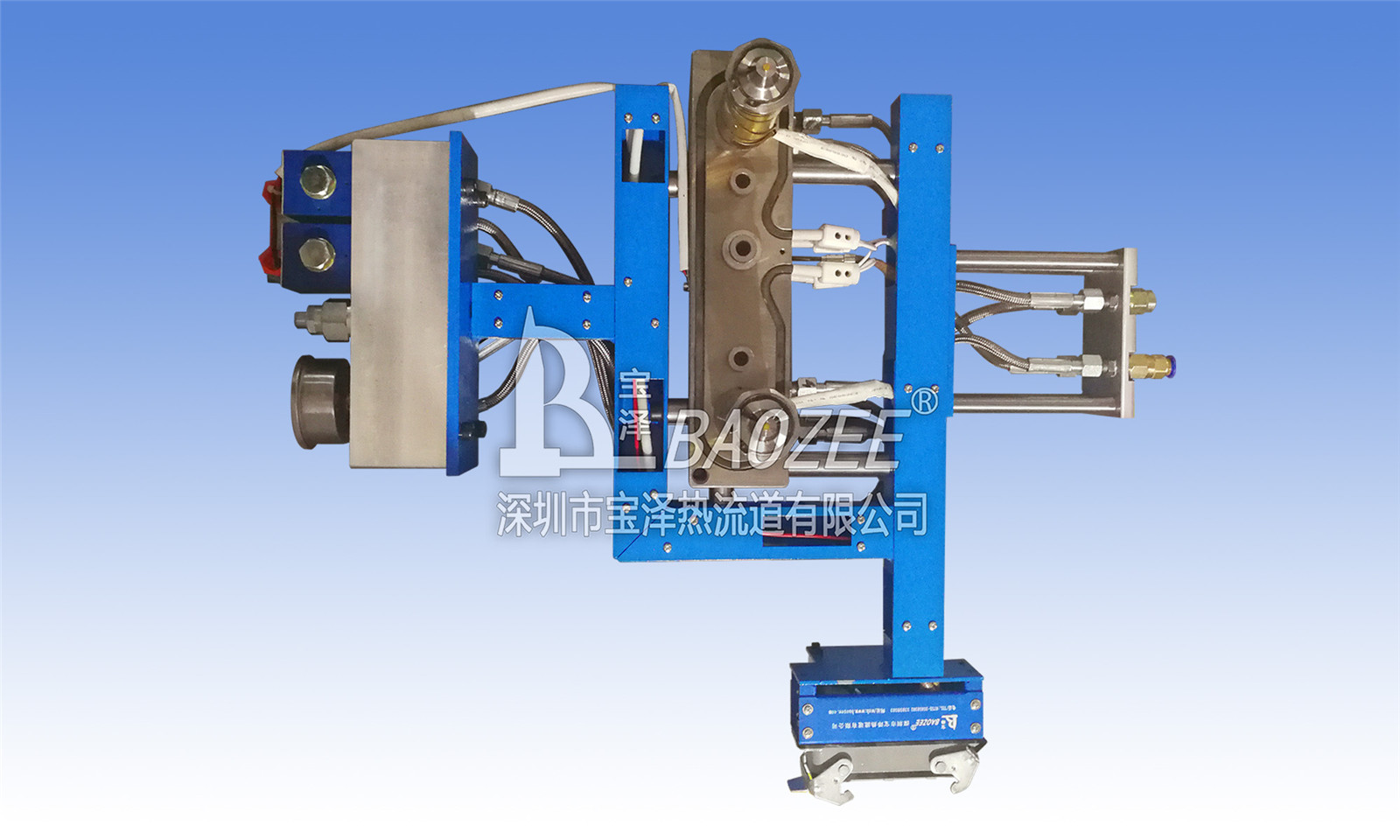 Hydraulic valve gate